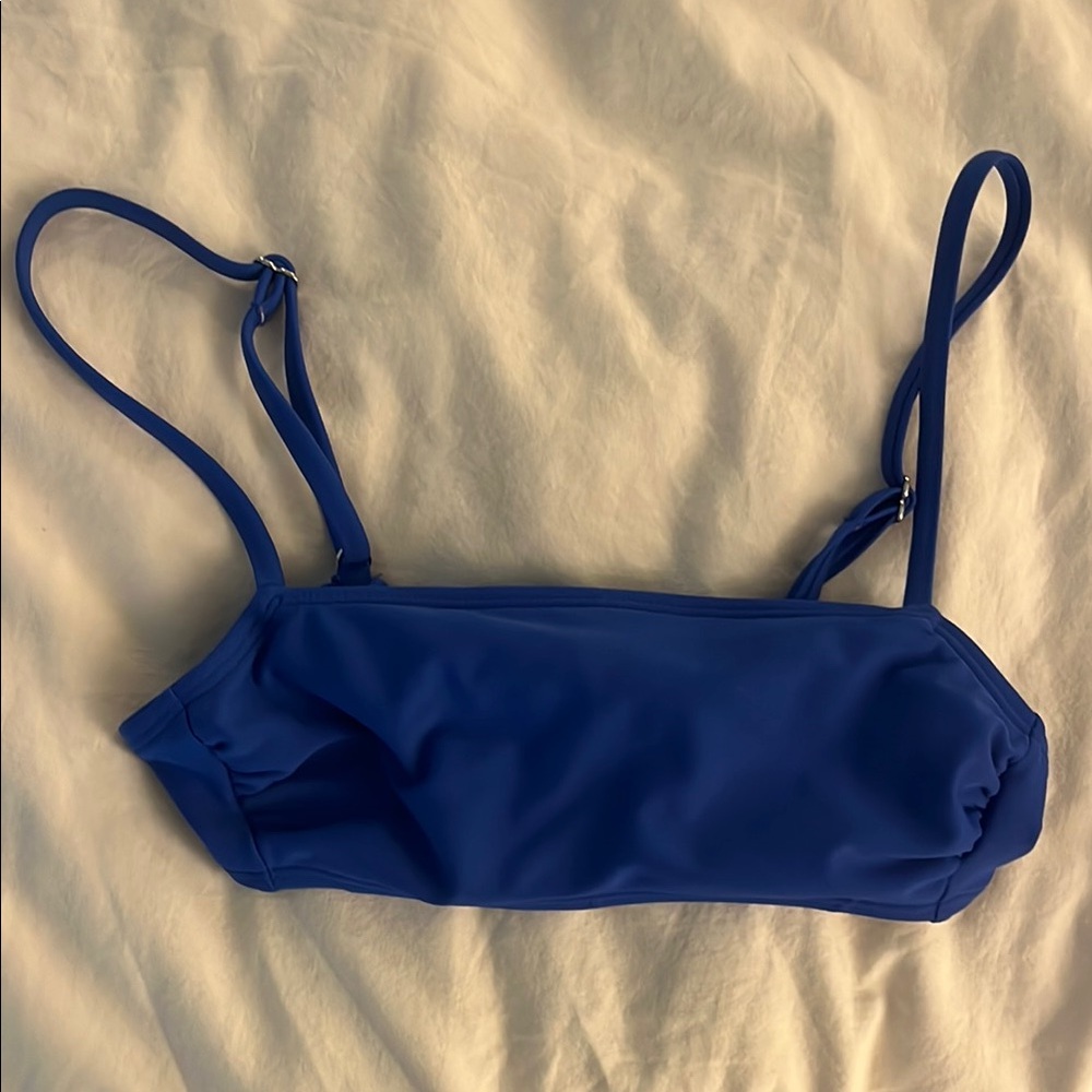 Blue Bikini Top